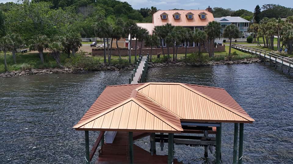 Picture of a house on the water