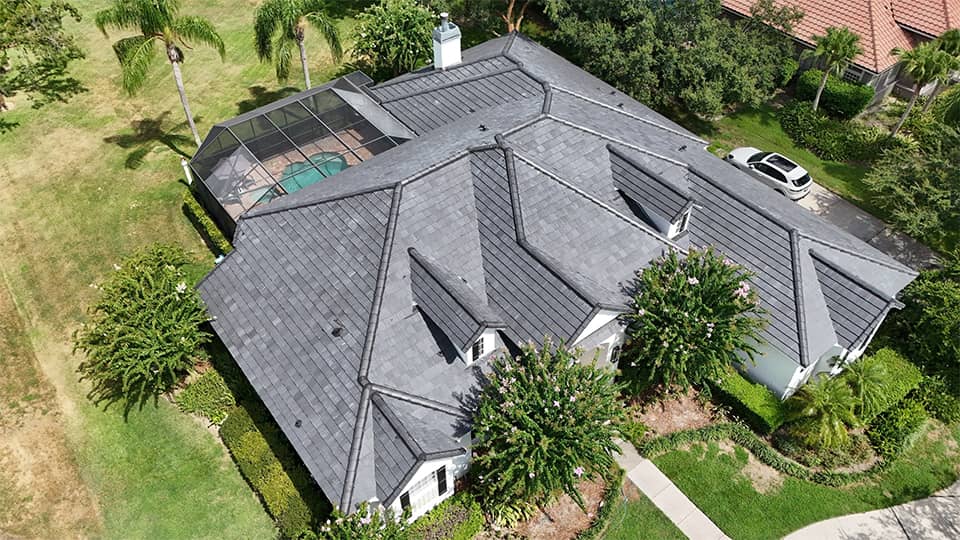 New tile roof