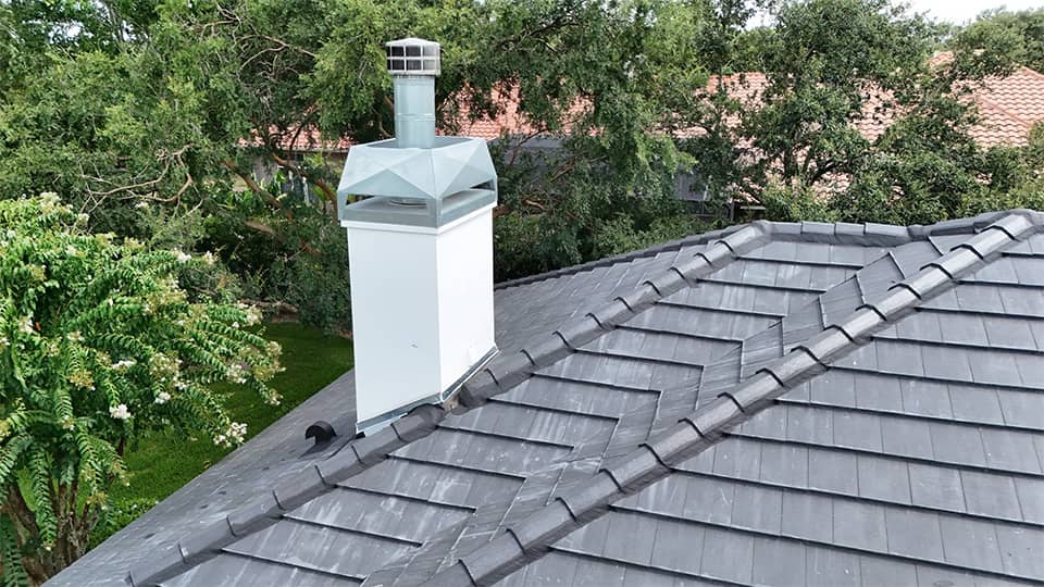 New tile roof
