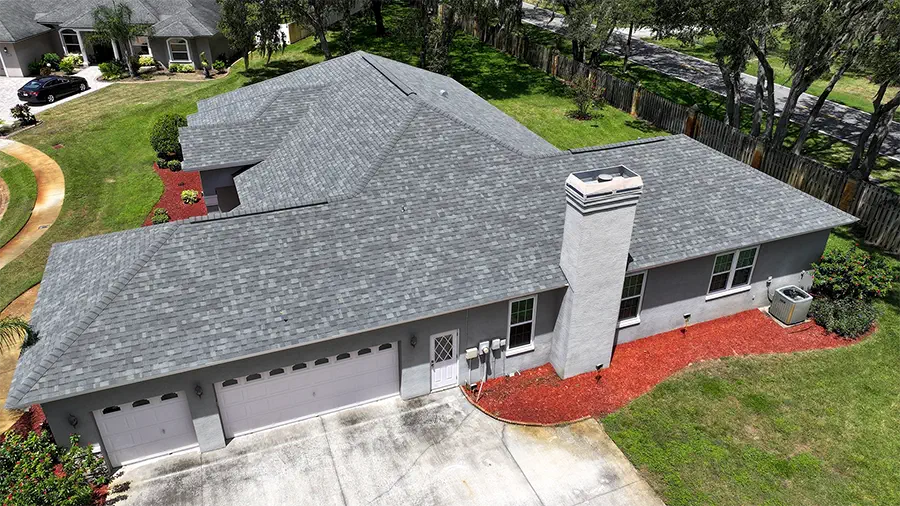 Picture of a shingle roof